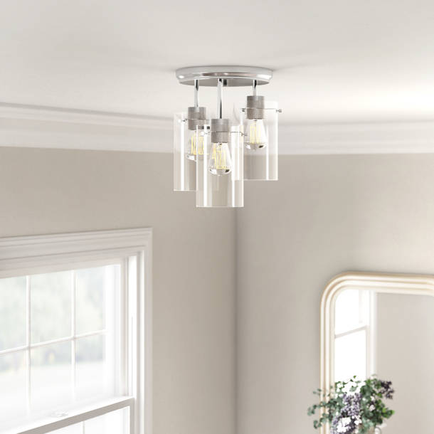 Brayden Studio® Grasston 3 Light Kitchen Island Cylinder Pendant